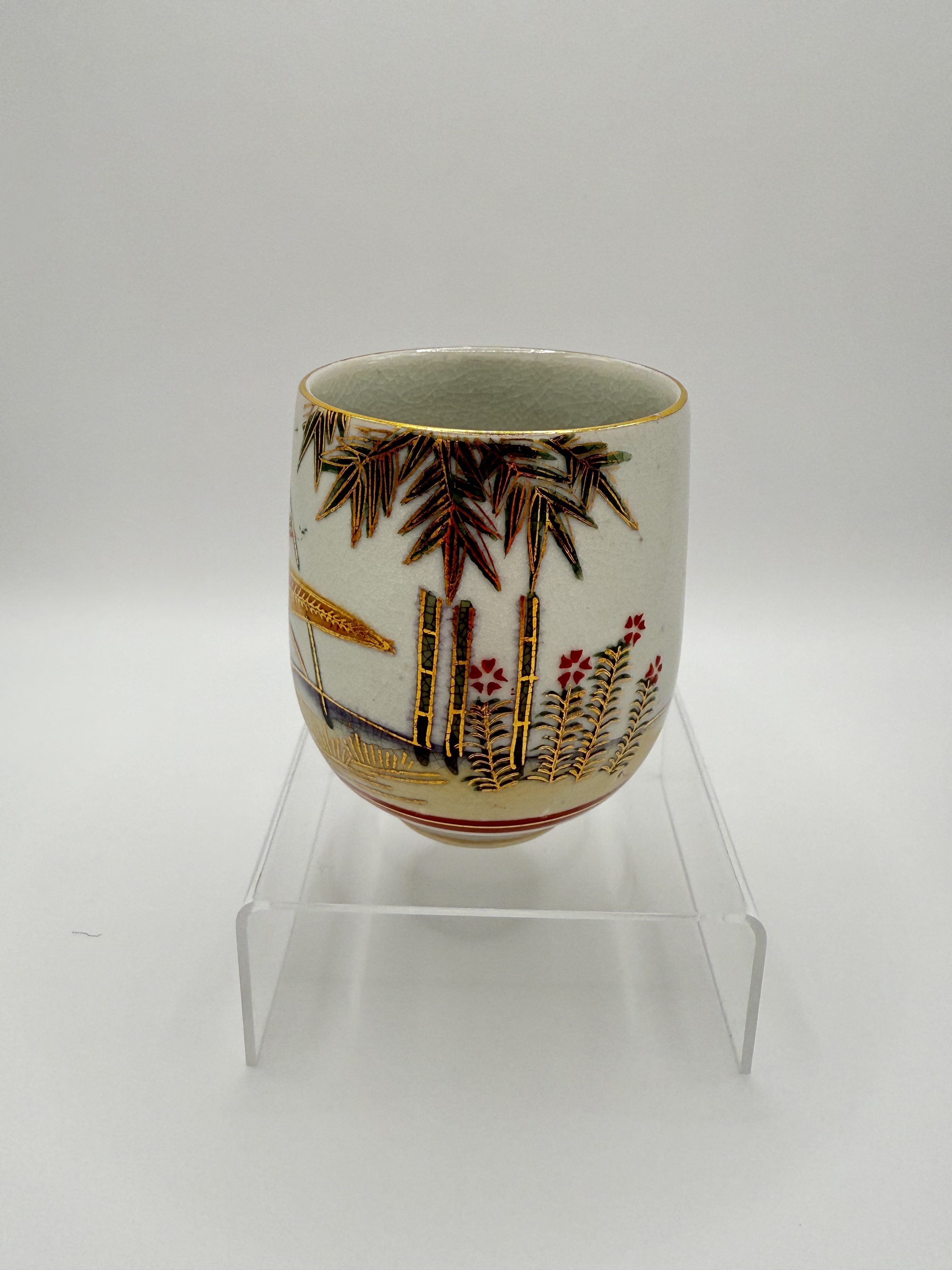 KUTANI-YAKI YUNOMI CUP 九谷焼湯呑み