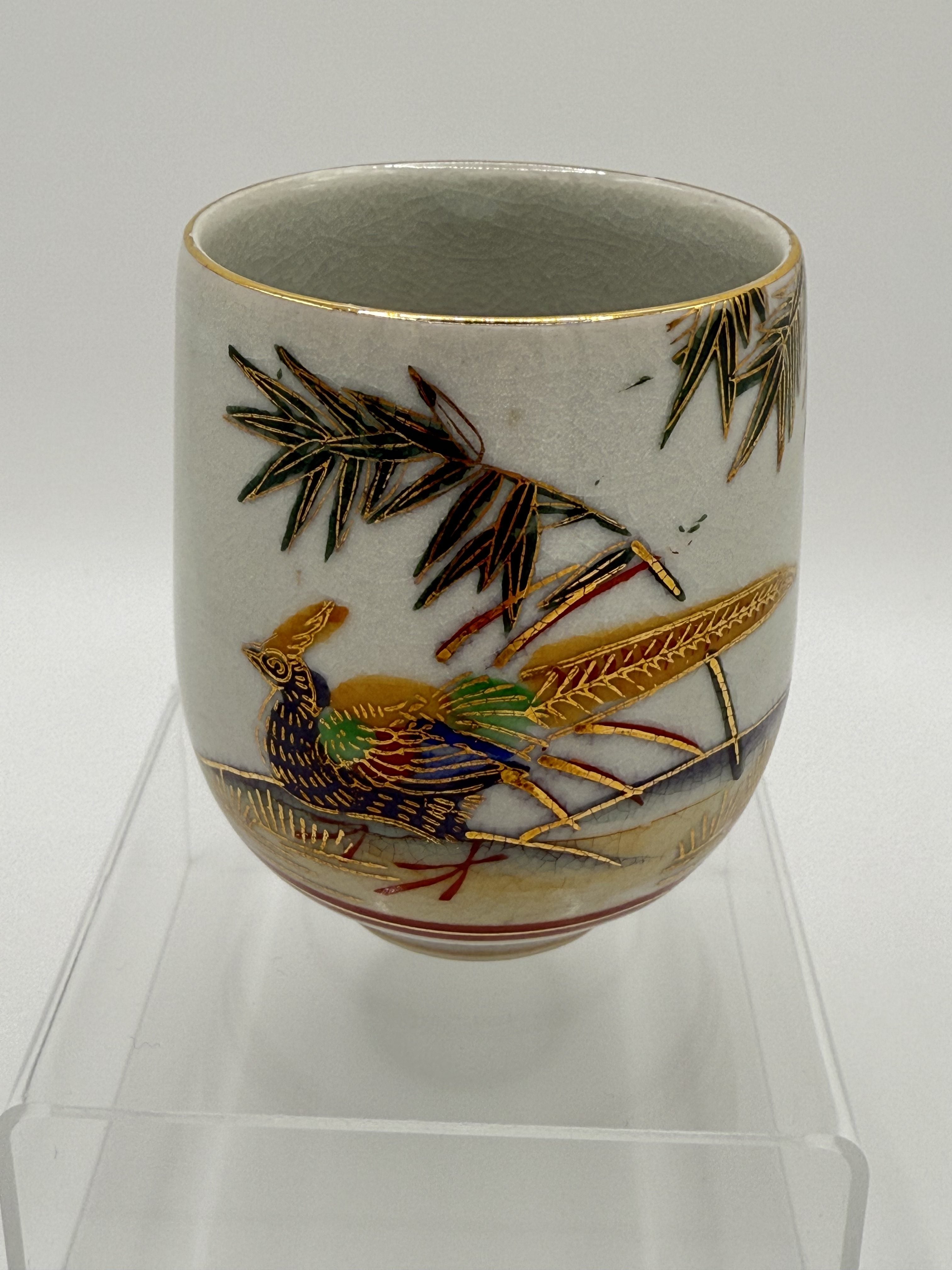 KUTANI-YAKI YUNOMI CUP 九谷焼湯呑み