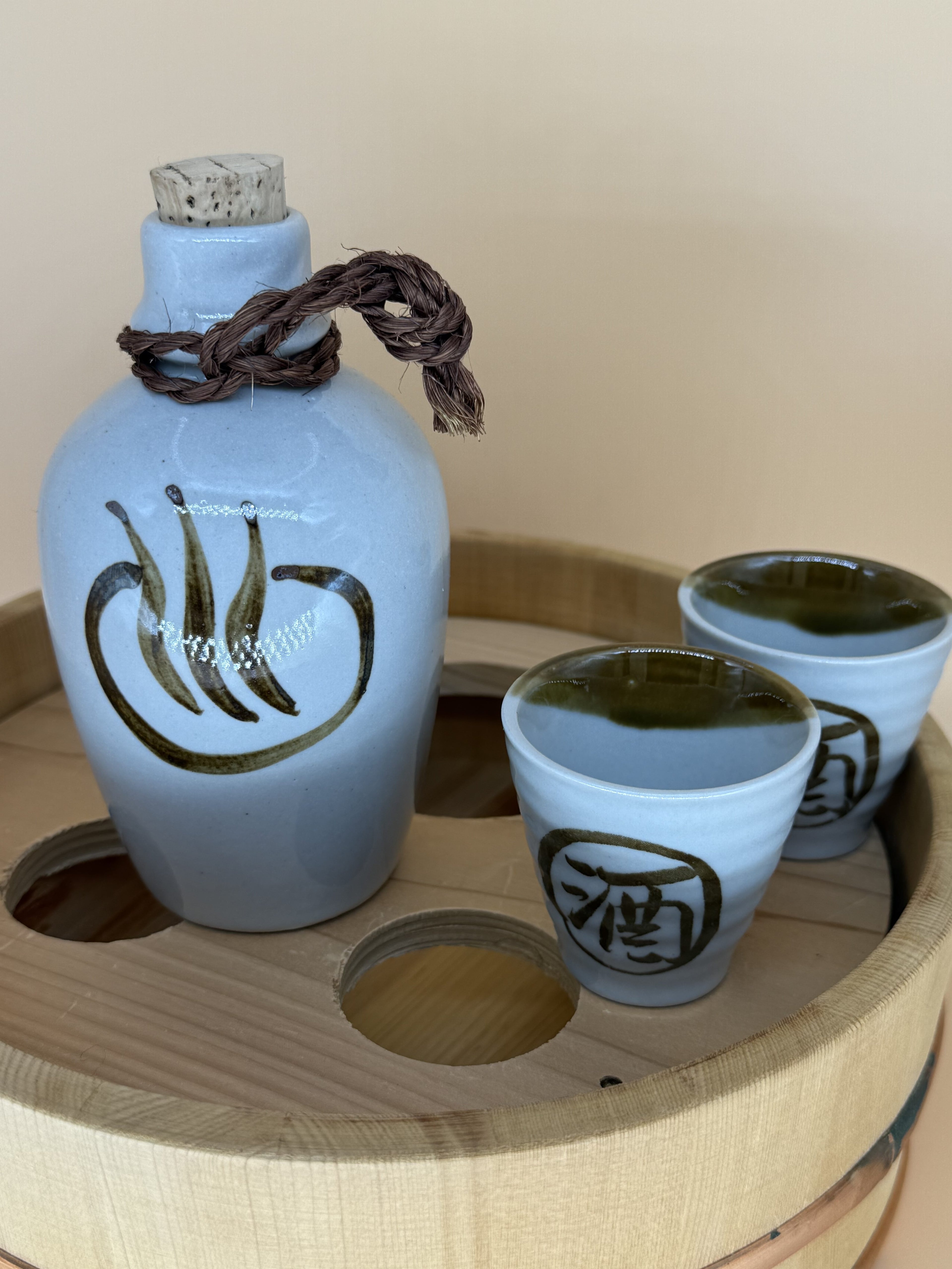 Warm Japanese Sake set