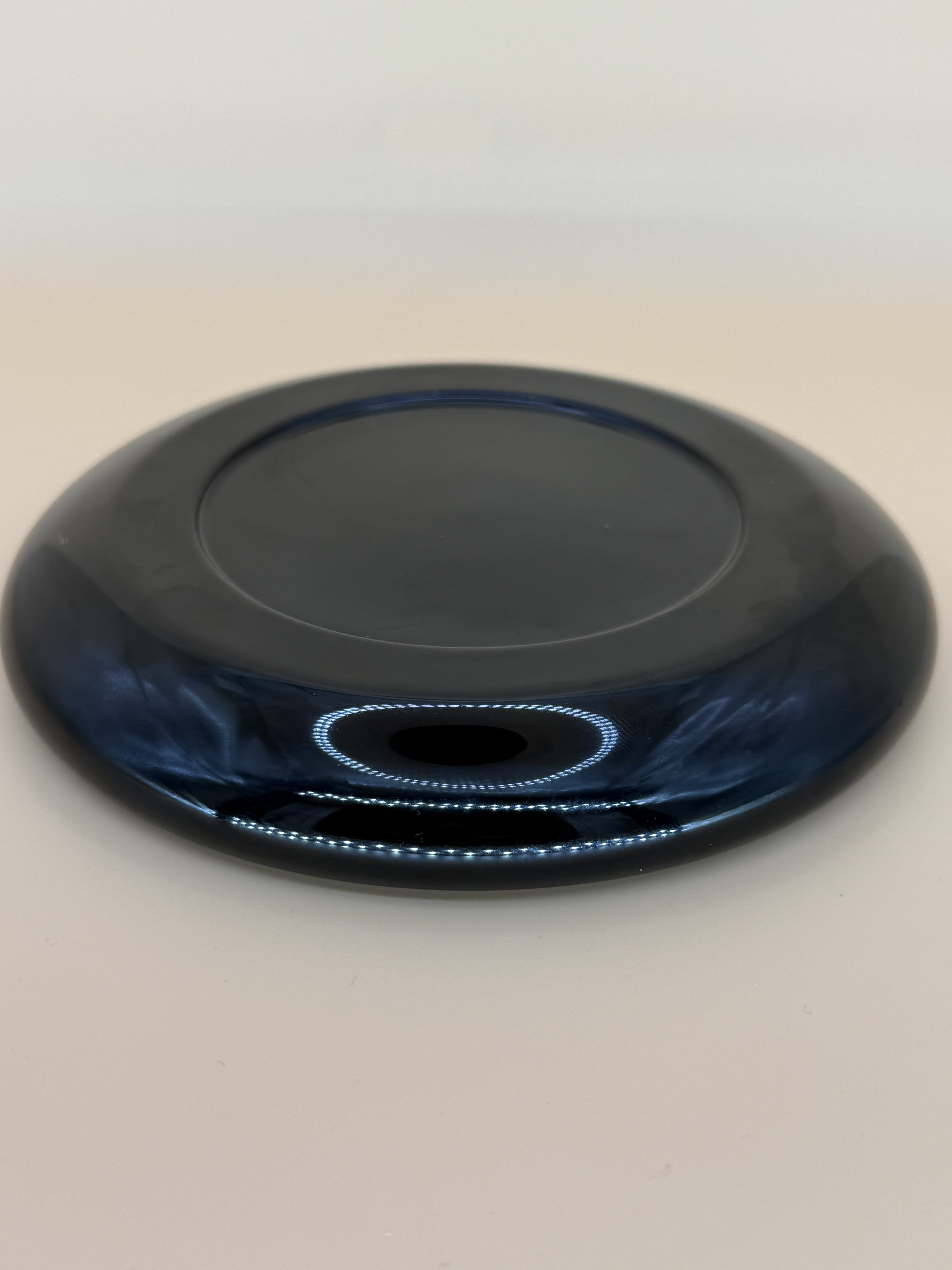Lacquered Serving Tray – Vermilion & Midnight Black - 漆塗りお盆